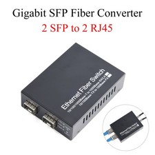 Gigabit SFP Media Converter 2 SFP to 2 RJ45  With 3KM/20KM LC/SC SFP Module picture