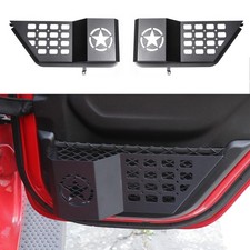 Rear Door Storage Pockets Side Insert Organizer with 2018-2024 2025 Jeep Wran... picture