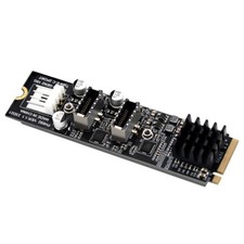 CY 10Gbps M.2 NVME SSD to Dual Type-E USB 3.1 Adapter Hard Drive Converter Card picture