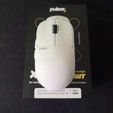 Pulsar X2H Mini CRAZY LIGHT Gaming Mouse Uyuni White Size 1 Mini Unused picture