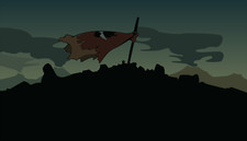 Landscape anime flag tengen toppa gurren lagann sky dark Custom Gaming Mat Desk picture