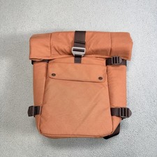 BlueLounge Bonobo Roll Top Backpack Orange Padded Laptop Travel Work Daypack picture
