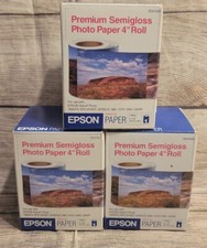(3) EPSON S041329 Premium Semi Glossy Phot Paper for Ink Jet Printers SEALED  picture