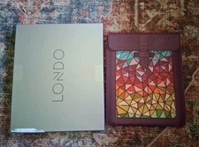 Londo Top Grain Leather Sleeve, Bohemian Bag 11.5 X 9 Inches  picture