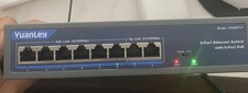YuanLey Smart PoE Switch 8-Port Gigabit Ethernet 6-Port PoE Layer 2 picture