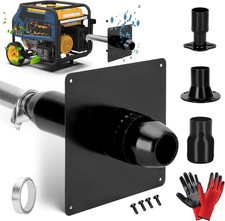 Generator Exhaust Extension Silencer Kit with Three Universal Adapters Compatibl picture