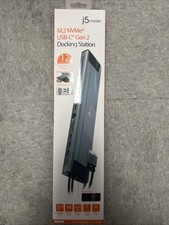 NEW - J5 CREATE M.2 NVMe USB-C 3.2 GEN 2 - 12 Function DOCKING STATION  JDC552 picture