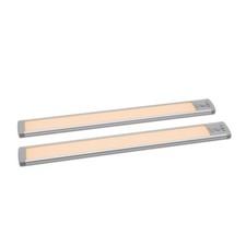 Grip 2 pc Rechargeable Under Cabinet Wireless LED Lights - Motion Silver picture