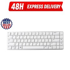 YMDK 127-Key Low Profile PBT Dye-Sub Keycaps Mac Style White MX Mechanical picture