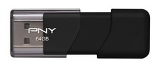 PNY Attaché 64GB USB 2.0 Flash Drive - Black picture