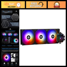 360mm Water Cooling CPU Cooler, 3 PWM ARGB Fans, Efficient Pump for AMD/Intel picture