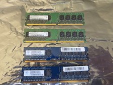 2 GB Lot of 4 512MB Nanya Infineon DDR2 PC2-5300U 667MHz Desktop RAM Sticks picture