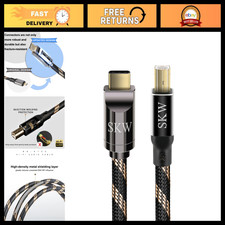 High-Quality USB C to USB B DAC Cable 3.2ft/1m - Double Shielded Audiophile Soun picture