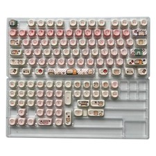 Ergonomic 118 Key Pink Pig Keycap PBT MOA Profile for Mechanical Keyboards picture