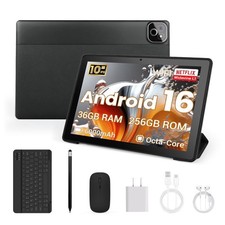 2026 Android 16 10inch Tablet with Keyboard,36GB RAM +256GB ROM,1TB Expandable,O picture