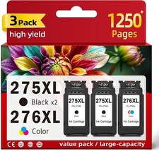 275XL 276XL Ink 3-Pack for Canon PIXMA TS3520 TS3720 TR4720 TR4722 picture