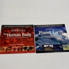 Encyclopedia Britannica Discovery Series Human Body & Planet Earth CD-ROMs picture