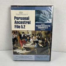 FAMILY SEARCH: PERSONAL ANCESTRAL FILE 5.2-GENEALOGICAL INFO PC CD-ROM SOFTWARE picture