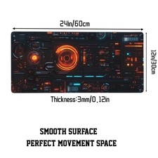 1pc of Large Non-Slip Rubber Desk Mat - Enhance The Style of Your Home Office picture