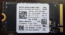 WD SN740 512GB M.2 2242 NVMe PCIe 4.0 SSD SDDQMQD-512G-1201 100% Health picture
