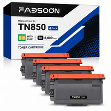 TN850 4PK 4BK Toner Cartridge for HL-L5200DW HL-L6200DW HL-L6400DW MFC-L5700DW picture