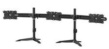 AMER NETWORKS AMR3S32 TRIPLE MONITOR ULTRA SLIM STAND BASED DESK MOUNT. SUPPOR picture