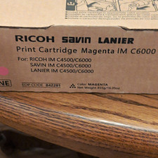 Ricoh Genuine Magenta Laser Print Cartridge IM C6000, Fits IM C4500/C6000 842281 picture