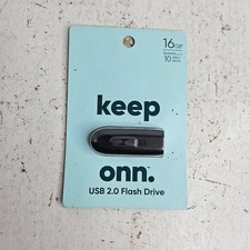 ONN USB 2.0 Flash Drive 16Gb Brand New In Box picture