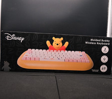 Disney Winnie The Pooh Molded Buddy Wireless Keyboard New Open Box Excellent picture