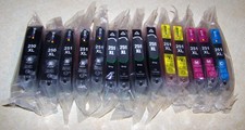 NEW Set of 14 250XL & 251XL Ink Cartridges Black Gray Cyan Magenta Yellow -Canon picture