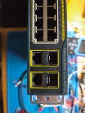 Cisco Catalyst WS-C2960-24PC-L 24-Port PoE Switch TESTED WORKING Rack Ears picture