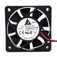 Delta AFB0624HHB 6015 24V 0.15A 6CM 2-Wire Inverter Ball Cooling Fan picture
