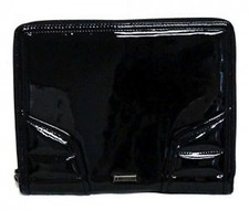 NWT BURBERRY $425 PATENT QUILT LEATHER TABLET IPAD COMPUTER SLEEVE CASE picture