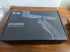 Secretlab MAGNUS Dual Monitor Desk Mount Arm Tilt & Rotate Black for Magnus picture