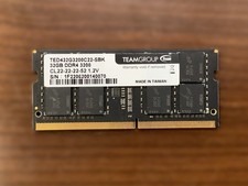 TEAMGROUP Elite 32GB DDR4 3200 PC4-25600 CL22 SO-DIMM RAM TED432G3200C22 picture