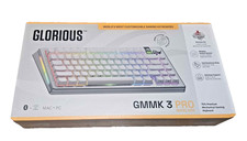 Glorious GMMK 3 Pro Prebuilt 75% Wireless Keyboard Silver (NEW BOX UNOPENED) picture