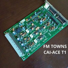 Fujitsu FM TOWNS CAI-ACE T1 Branch CAT10-01E Analog AV Card PCB Untested picture