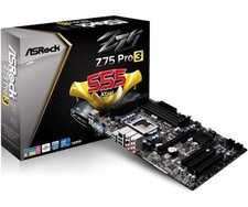 ASRock Z75 Pro3, LGA 1155, Intel Motherboard W INTEL I5-3350P TESTED & Working picture