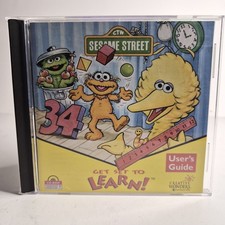 Vintage 1996 Sesame Street Get Set To Learn PC CD-ROM Creative Wonders Big Bird picture