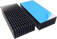 Aluminum Heatsink Kit 40mm x 100mm x 20mm with Thermal Conductive Adhesive Tape picture