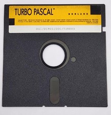 Borland Turbo Pascal Part # SS LB-PAS01 BGI/DEMOS/DOC/TURBO3 5.25