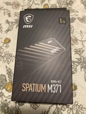 MSI SPATIUM M371 SSD 1TB PCIe 3.0 X4 NVMe M.2 Solid State Drive - BRAND NEW picture