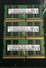 (48 GB) 2 SK hynix 16GB DDR4 2666MHz &  1 PC4-2400T Laptop Ram HMA82GS6AFR8N picture