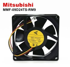 1pcs Mitsubishi MMF-09D24TS-RM9 9CM 24VDC 0.19A 9025 3-pin Fuji inverter fan picture