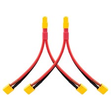 XT60 Y Splitter Cable, 12AWG 6.5inches 1 Female to 2 Male Parallel Connector,... picture