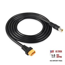DC 8mm to XT60 Power Cable, 5Ft DC7909 7.9mm x 5.5mm Male to XT-60 Male picture