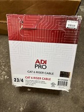 ADI PRO CAT6 Plenum Cable 23AWG 4-Pair UTP, Solid Copper, 1000ft Reel-in-Box picture