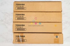 4 New OEM Toshiba e-STUDIO 2500C,3500C,3510C MMYK Toner Cartridges T-FC35 picture