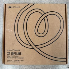 Corsair Hydro X Series XT Softline Clear PVC Tubing 10/13mm (3/8In/ 1/2In) 3m L picture