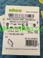 1PCS NEW WAGO 750-481/003-000 Module shipping Via DHL or Fedex picture